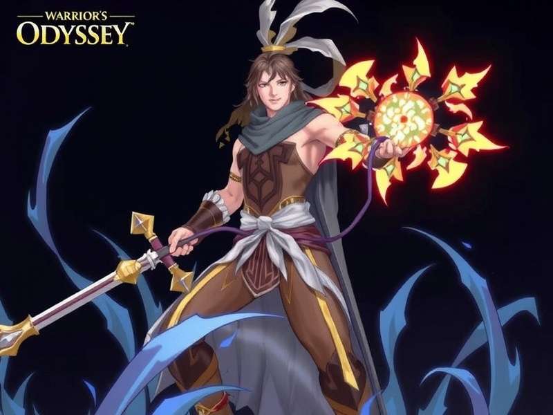 Warrior S Odyssey main character with divine weapons